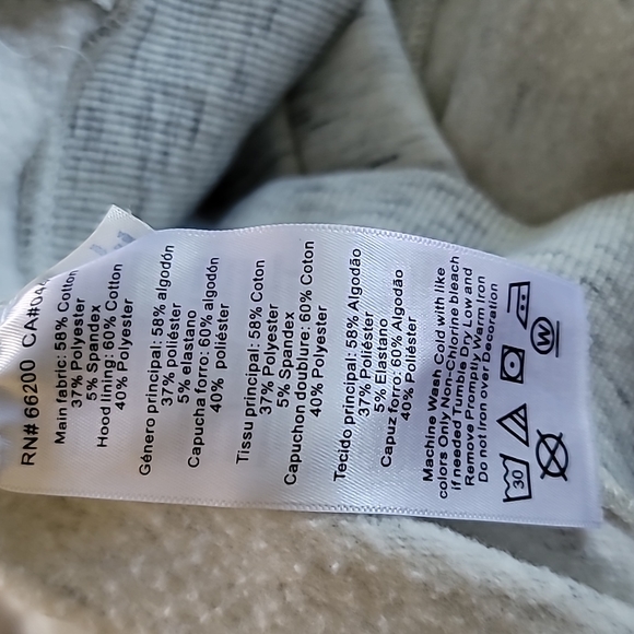 Active Wear Women's Zip Front Hoodie Jacket Size L - Picture 7 of 9